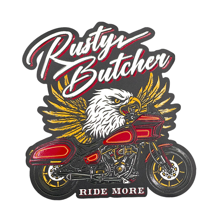 Ride More Sticker